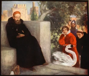 Saint Hugh de Lincoln et le cygne, illustration de 