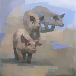 Les trois petits cochons curieux