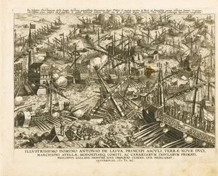 La bataille de Lépante le 7 octobre 1571, ca 1578