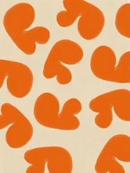 Formes abstraites orange