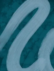 Lignes fluides de couleur bleu sarcelle