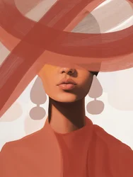 Portrait chic et moderne