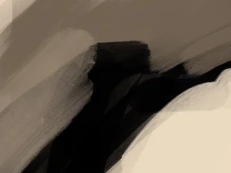 Abstrait aux tons terreux contemporains
