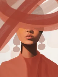 Portrait moderne et serein