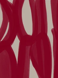 Lignes abstraites rouges