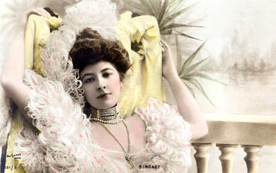 Simonet, comédien à Bruxelles, Carte postale, vers 1900
