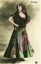 La belle Otero, carte postale début du 20e siècle