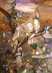 Cacatoès à huppe jaune, traditionnellement attribués à Joseph Briggs