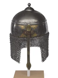 Kulah Khud, casque de style persan, vers 1898