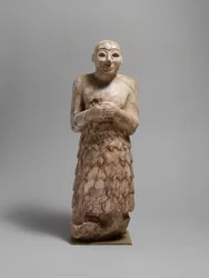 Figure votive, c.2600-2350 av. J.-C. (pierre)