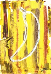« Banane jaune » (abstraite)