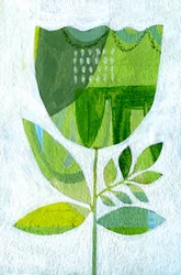 Résumé : Fleur verte