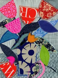 Collage floral éclectique