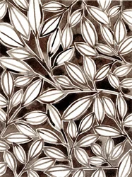 Motif botanique sépia