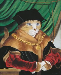 Illustration de Cats Galore! A Compendium of Cultured Cats (pub. 2015)