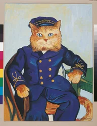 Illustration de Cats Galore! A Compendium of Cultured Cats (pub. 2015)