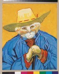 Illustration de Cats Galore! A Compendium of Cultured Cats (pub. 2015)