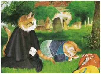 Illustration de Pre-Raphaelite Cats