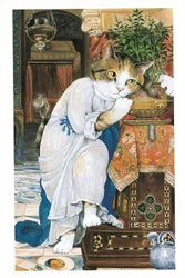 Illustration de Pre-Raphaelite Cats (pub. 1999)