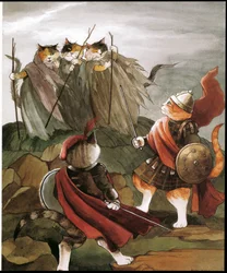 Illustration de Shakespeare Cats (pub. 1996)