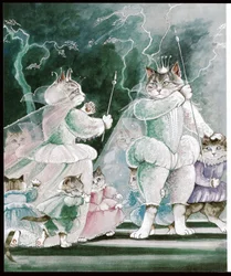 Illustration de Shakespeare Cats (pub. 1996)