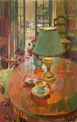 Porte vers la terrasse