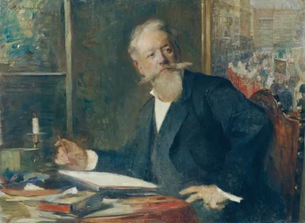 Le peintre Karl Karger