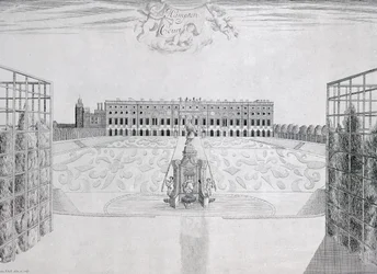 Façade sud de Hampton Court, c.1830