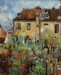 Jardin en la rue Cortot, 1928