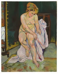 Nu à la draperie