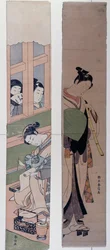 Courtisanes, par Suzuki Harunobu (1725-1770), Japon