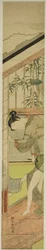 Homme tirant sur le kimono d