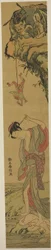 Shoki amoureux, vers 1768 (gravure sur bois en couleur, hashira-e)