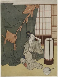 Jeune femme à l