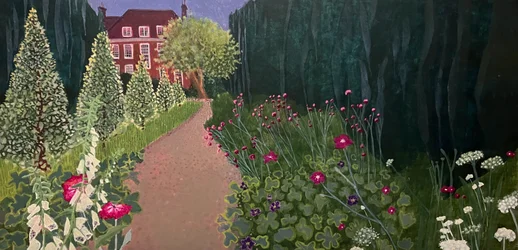 Fenton House Garden, 2025 (tempera à l