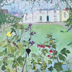 Printemps à la maison de Keats, 2025 (huile sur toile)