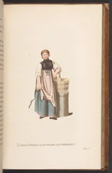 Une jeune femme de la vallée d