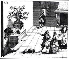 Arbre musical chantant des oiseaux, publié vers 1670