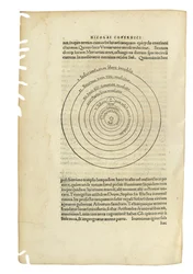 "De Revolutionibus Orbium Coelestium" de Nicolas Copernic et "De Libris Revolutionum Nicolai Copernici Narratio Prima" de Georg Johan Rheticus, deux œuvres en un volume, Bâle, 1566-67