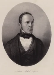 Johann Jakob Speiser, marchand de textile, banquier et politicien suisse (gravure)