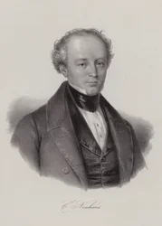 Karl Neuhaus, politicien suisse (gravure)