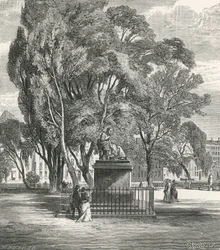 Monument à Rousseau sur l