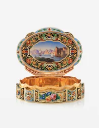 Boîte à priser de présentation pour le marché oriental, Genève, vers 1830