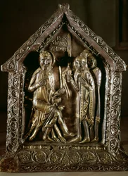 Coffre reliquaire des fils de Saint Sigismond, XIIe-XIIIe siècle
