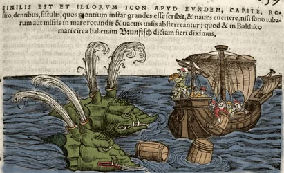 Monstres marins, illustration de 