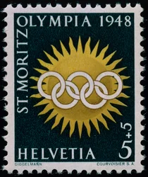 Timbre commémorant les Jeux olympiques d