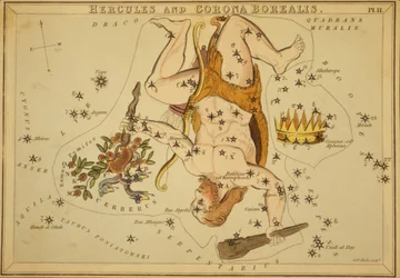 Hercule et Corona Borealis, Illustration de 
