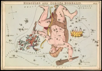 Hercule et la Couronne Boréale, vers 1825