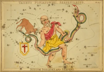 Taurus Poniatowski, Serpentarius, Scutum Sobiesky, et Serpens, Illustration de 