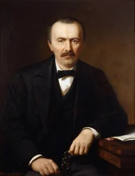 Portrait de Heinrich Schliemann, vers 1866